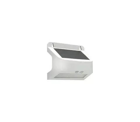 Svietidlá  LED solárne nástenné svietidlo so senzorom SOLTO LED/6W/3,7V 4000K IP54 2400 mAh biela OE-STLR64-10