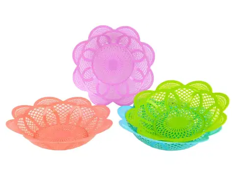 Košíky na potraviny MAKRO - Košík 27,5x6,8cm plast rôzne farby