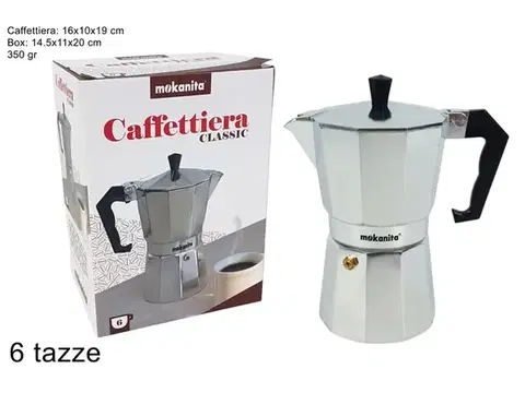 Mokka kanvice a french pressa MAKRO - Kávovar pre 6 osôb