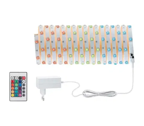 LED osvetlenie Paulmann 3989 - LED RGBW/19W Stmievateľný pás TIP 10 m 230V + diaľkové ovládanie 3989