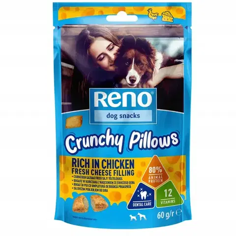 Záhrada Reno Snack Pes vankúše plnený kura i syr 6