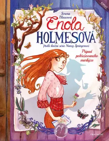 Dobrodružstvo, napätie, western Enola Holmesová - Případ pohřešovaného markýze (komiks) - Nancy Springer