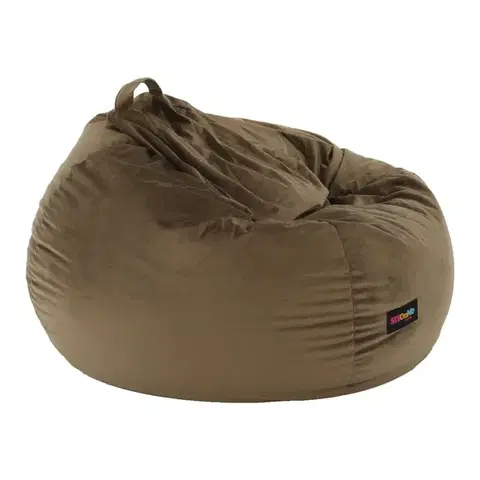 Sedacie vaky KONDELA Trikalo sedací vak sivohnedá (taupe)