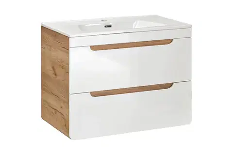 Skrinky s umývadlom ArtCom Kúpeľňová skrinka s umývadlom ARUBA White U60/1 | 60 cm