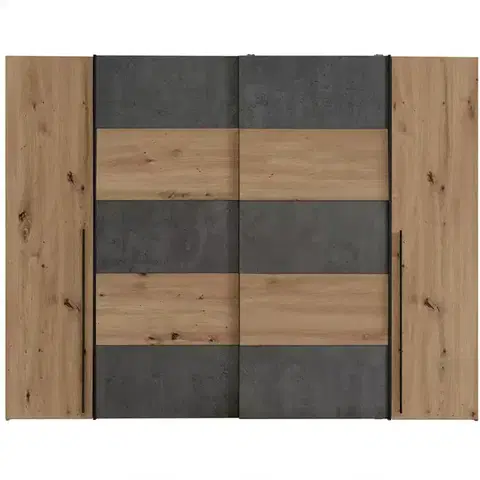 Šatníkové skrine Skriňa Narago 5 270 NRGS82511-C752 Dub Artisan/Betón