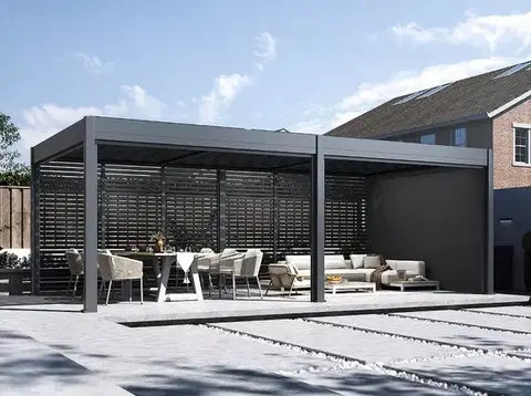 Bioklimatické pergoly Bioklimatická pergola 7,2x3,6 m INTRO DUO Rojaplast