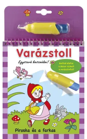 Rozprávky Varázstoll - Piroska és a farkas