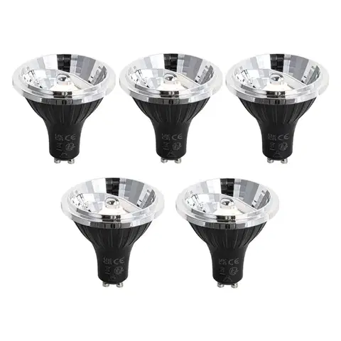 LED osvetlenie Sada 5 GU10 3-krokových stmievateľných LED žiaroviek 70 mm 6,5 W 600 lm 2700 K