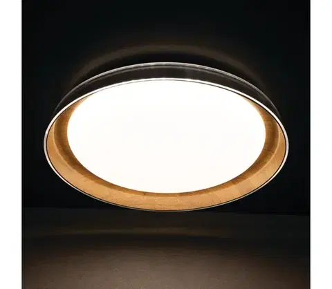 Svietidlá  37317 - LED Stropné svietidlo NIFU LED/17,8W/230V pr. 43 cm biela/hnedá 37317