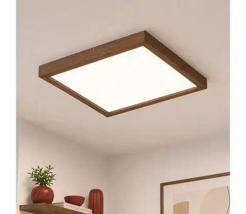 Svietidlá BRILAGI-LED Stmievateľné svietidlo WOODY FRAME LED/50W/230V dub 60x60 cm IP44 + DO 8590828607281