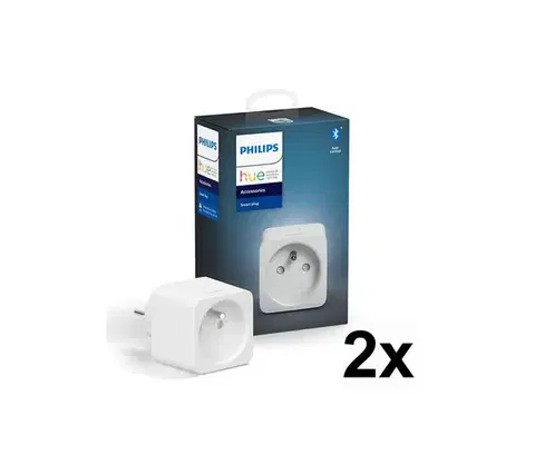 LED osvetlenie Sada 2× inteligentných zásuviek Philips Hue Smart Plug 2xP3101