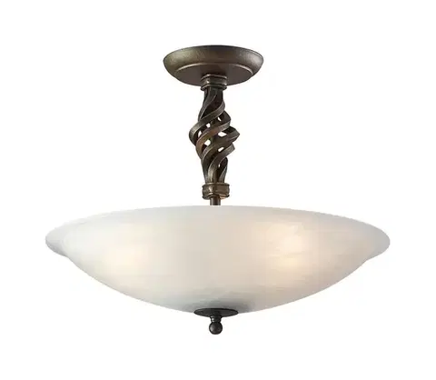 Svietidlá Elstead PB-SF-A-BLK-GOLD - Prisadený luster PEMBROKE 3xE14/60W/230V PB-SF-A-BLK-GOLD