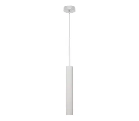 Svietidlá  LED Luster na lanku TUBA 1xGU10/4,8W/230V biela W-KM 1111/1 WT