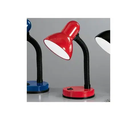 Lampy EGLO 9230 - Stolná lampa BASIC 1xE27/40W červená 9230