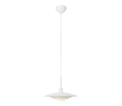 Svietidlá Markslöjd 108874 - Závesný luster PINY na lanku 1xE27/60W/230V pr. 35 cm biela 108874