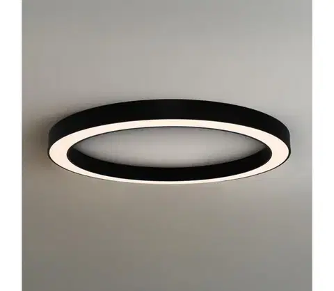 Svietidlá  LED stropné svietidlo LED/100W/230V 3000/4000/6500K pr. 100 cm čierne CL7433