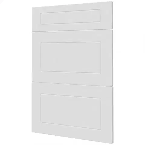 MDF fronty PVC Dvierka Quantum D3M/D3E/D3H/D3A 50 white super mat