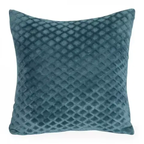 Dekoračné obliečky Obliečka na vankúš D91/PO/Bela 40x40 modrá 367439