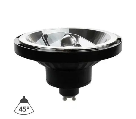 Žiarovky  LED Žiarovka AR111 GU10/12W/230V 3000K 45° čierna 14568