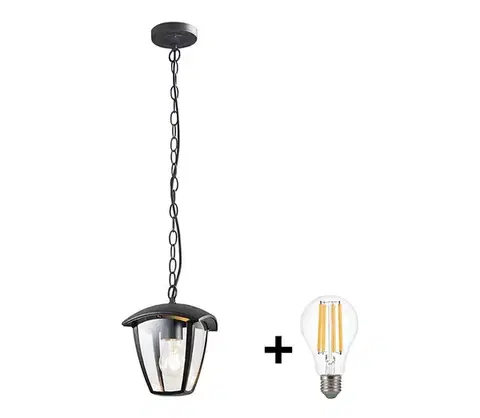 Svietidlá BRILAGI -  LED Vonkajšie závesné svietidlo LUNA 1xE27/60W/230V IP44 GD-LUNASH-00
