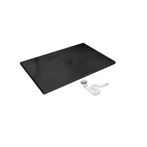 Sprchové vaničky Vanička obdĺžniková ROCK BLACK 80X100 K4578