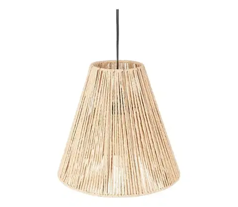 Svietidlá Atmosphera - Luster na lanku GIADA 1xE27/40W/230V juta 157702