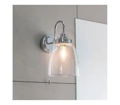 Svietidlá Endon 77088-Kúpeľňové nástenné svietidlo ASHBURY 1xE14/4W/230V IP44 lesklý chróm 77088
