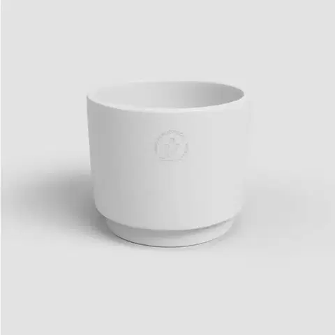 Záhrada Kvetináč Echo 17cm Biely