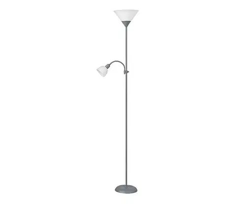 Lampy Rabalux 4028 - Stojaca lampa ACTION 1xE27/100W + E14/25W