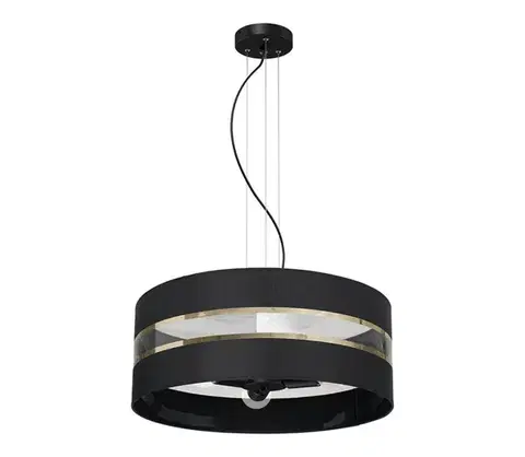 Svietidlá  Luster na lanku ULTIMO 3xE27/60W/230V čierna MLP7342