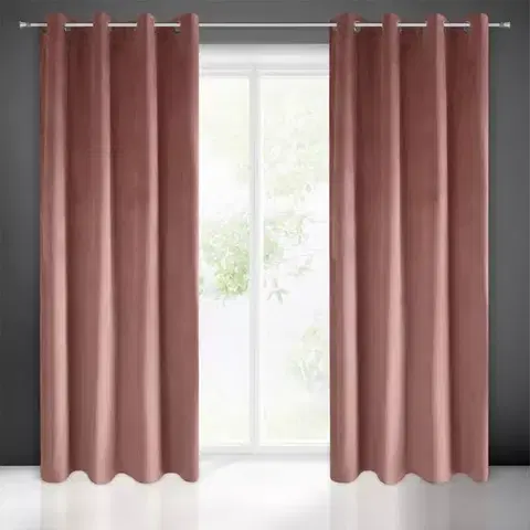Závesy do spálne Záves PIERRE 140X250 na priechodkách 355017