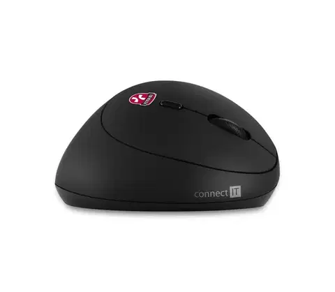 Klávesnice a myši CONNECT IT CMO-2600-BK - Ergonomická bezdrôtová myš 800/1200/1600 DPI 1xAA čierna CMO-2600-BK
