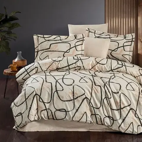 Obliečky Obliečky bavlnené Efekt TiaHome - 2x Vankúš 90x70cm, 1x Paplón 200x220cm