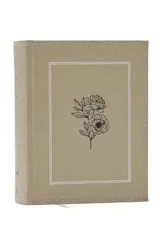 Náboženstvo NKJV, Journal the Word Bible, Large Print: Reflect, Journal or Create Art Next to Your Favorite Verses (Stone Leathersoft over board, Red Letter) - Thomas Nelson