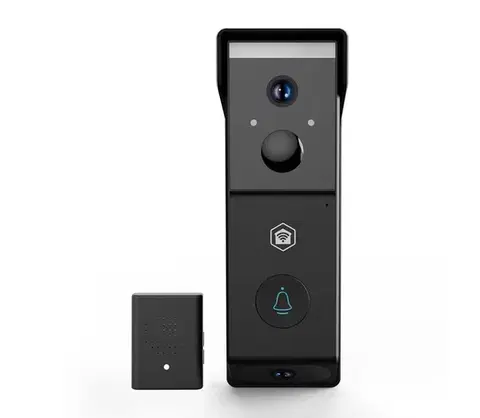 LED osvetlenie  WIFICDP31BK-Videozvonček so senzorom 4400 mAh 2x Full HD 1080p IP54 Wi-Fi Tuya WIFICDP31BK