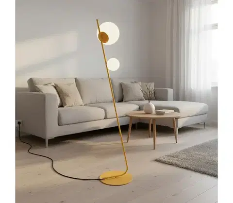 Lampy EMIBIG Stojacia lampa TATU 2xG9/8W/230V oranžová 1507/LP2
