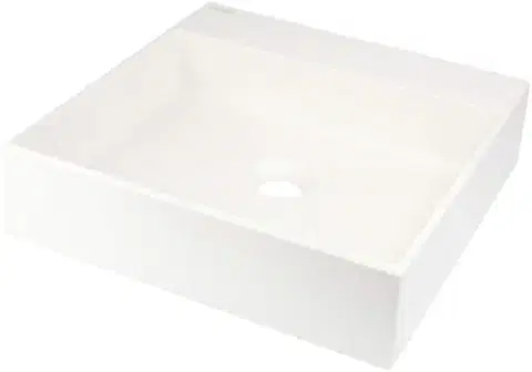 Umývadlá DEANTE - Correo alabaster Granit umývadlo na dosku - 400x400 mm CQR_AU4S