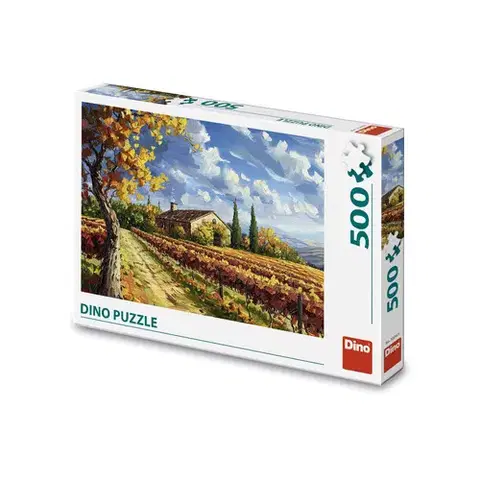 500 dielikov Puzzle Maľovaná vinica 500 D