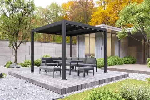 Bioklimatické pergoly Bioklimatická pergola 3x3 m SCHATLER MODERN HomeGarden
