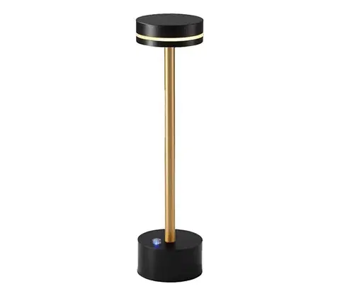 Lampy  LED stmievateľná nabíjateľná stolová lampa SAM LED/5W/5V 3600 mAh čierna/zlatá ML1386