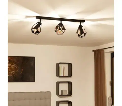 Svietidlá Eglo 43717 - Bodové svietidlo CARLTON 3xE27/40W/230V 43717