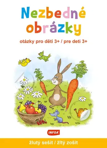 Pre deti a mládež - ostatné Nezbedné obrázky (otázky pro děti 3+ / otázky pre deti 3+) - žlutý sešit / žltý zošit