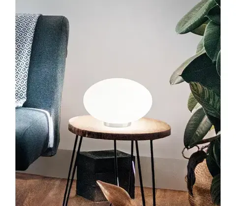 Lampy Ideal Lux - LED Stolná lampa CANDY 1xG9/3W/230V pr. 25 cm biela 086804