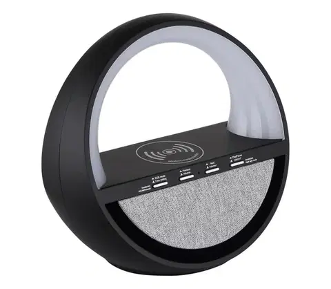 Lampy Globo 39907S -LED RGBW Dot nabíjacia stolná lampa s reproduktorom SOUNDRA LED/3,5W/5V 1800 mAh 39907S