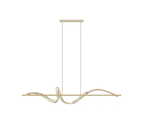 Svietidlá Zuma Line MD3170-1-3GT - LED Luster na lanku ATHESA LED/24,5W/230V 2700-6000K +DO MD3170-1-3GT