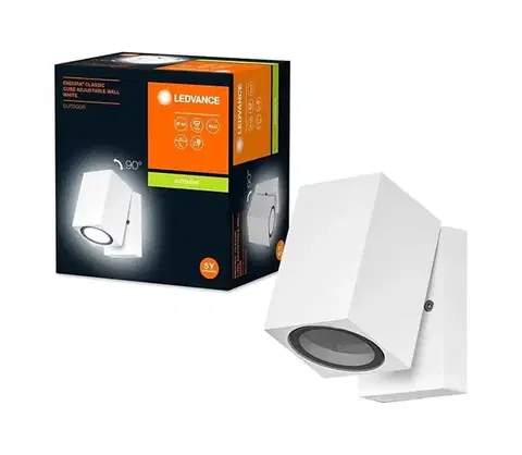 LED osvetlenie Ledvance - Vonkajšie nástenné svietidlo ENDURA CLASSIC 1xGU10/35W/230V IP44 biela 4058075763609