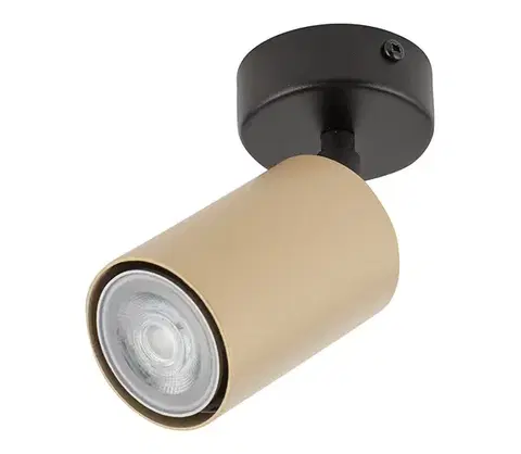 Svietidlá  Bodové svietidlo ZOOM 1xGU10/25W/230V čierna/zlatá 33319