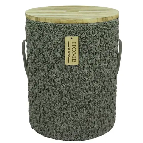 Kúpeľňové doplnky Okrúhly košík XL Ø34 cm h44 cm