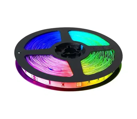 LED osvetlenie  Stmievateľný RGB LED pás 26 W / 230 V, 20 m + diaľkové ovládanie KDSN00000018