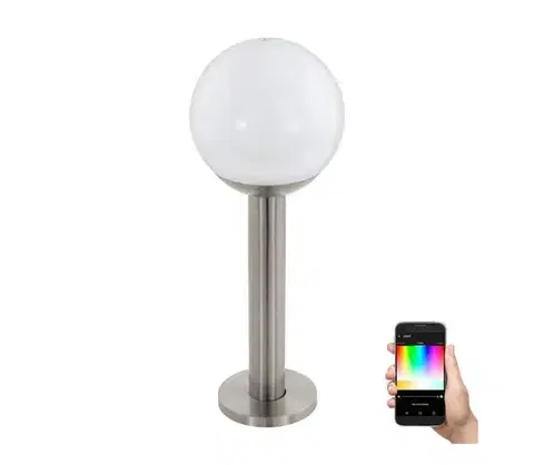 LED osvetlenie Eglo 900266 - LED RGB Stmievateľná vonkajšia lampa 1xE27/9W/230V 2700-6500K IP44 900266